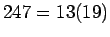 $247=13(19)$