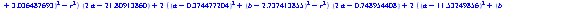 `+`(`*`(2, `*`(`+`(`*`(`^`(`+`(a, `-`(10.26142699)), 2)), `*`(`^`(`+`(b, 3.654532623), 2)), `-`(`*`(`^`(r, 2)))), `*`(`+`(`*`(2, `*`(a)), `-`(20.52285398))))), `*`(2, `*`(`+`(`*`(`^`(`+`(a, `-`(8.0506...