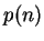 $ p(n)$