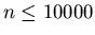 n\le 10000