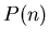 $P(n)$