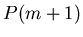 $P(m+1)$