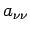 $a_{\nu\nu}$