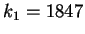 $k_1=1847$