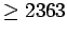 $\ge2363$