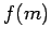 $f(m)$