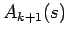 $\displaystyle A_{k+1}(s)$