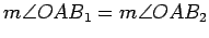 $ m\angle OAB_1=m\angle OAB_2$