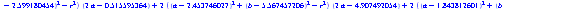 `+`(`*`(2, `*`(`+`(`*`(`^`(`+`(a, `-`(10.26142699)), 2)), `*`(`^`(`+`(b, 3.654532623), 2)), `-`(`*`(`^`(r, 2)))), `*`(`+`(`*`(2, `*`(a)), `-`(20.52285398))))), `*`(2, `*`(`+`(`*`(`^`(`+`(a, `-`(8.0506...