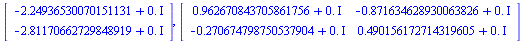 Vector[column](%id = 136305308), Matrix(%id = 140733024)
