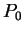 $ P_{0}$