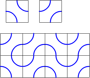 Truchet tiling