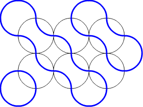 
a 2x3 configuration