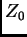 $ Z_0$