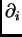$ \partial_i$